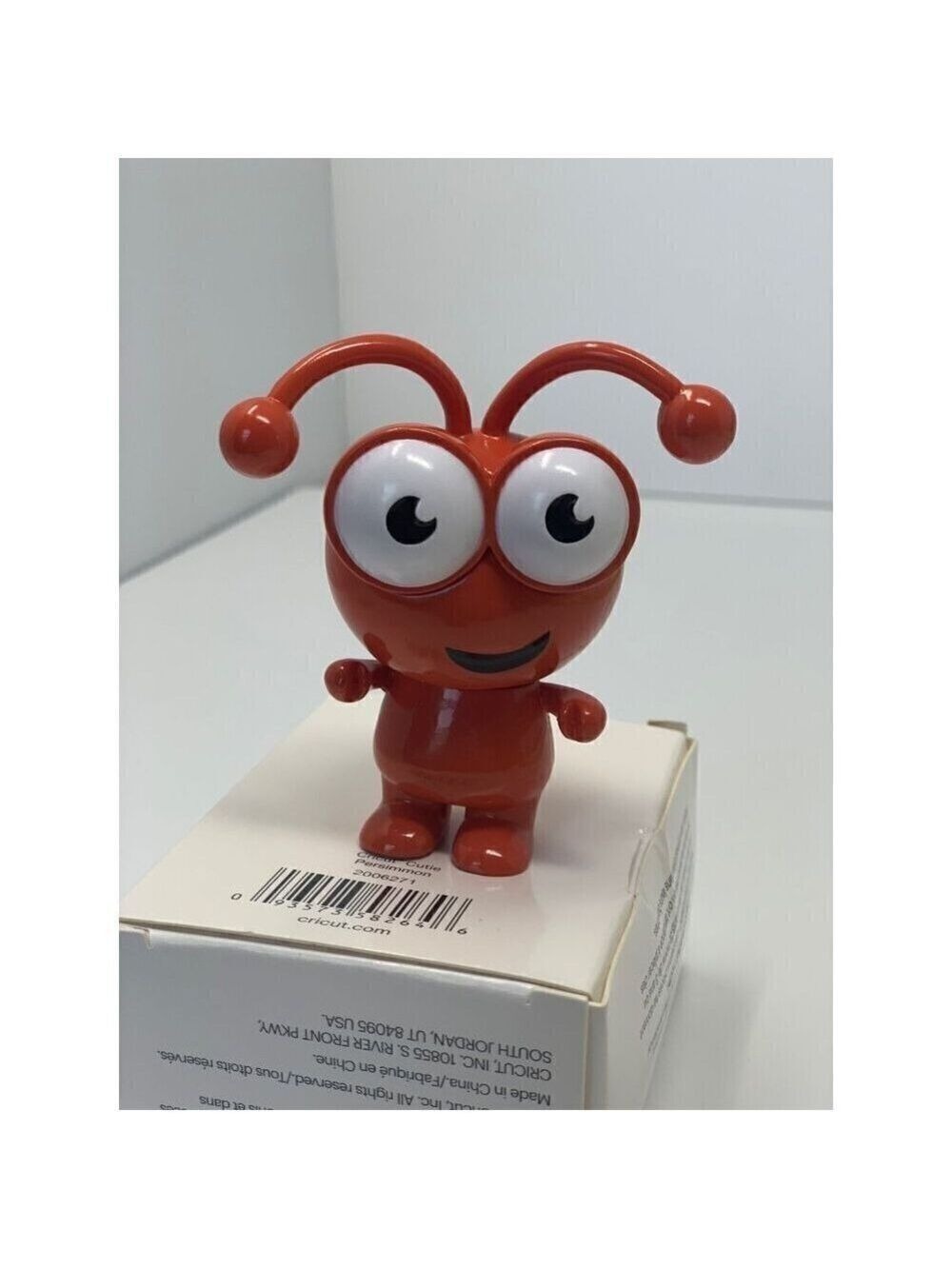 Cricut Cutie PERSIMMON Red Cricut Collectible Craft Room Decor Figure Boxed K - Picture 2 of 8